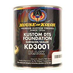 KUSTOM DTS FOUNDATION SURFACER/SEALER - BLACK